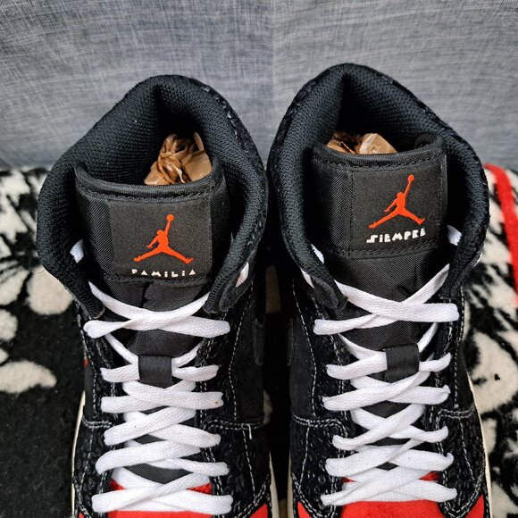 %Size 10.5 Nike Air Jordan 1 SE Mid SiEMPRE Familia Men AJ23 main image 6